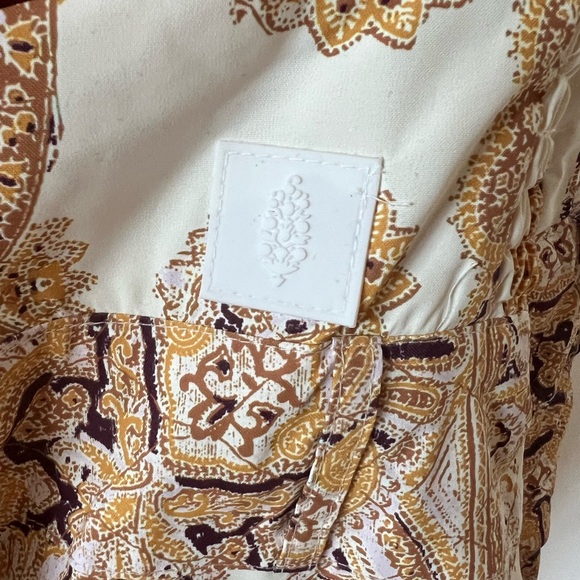 NWT Free People Movement Alpine Glow Printed Snow Bib Brushed Sail Paisley - Picture 9 of 16